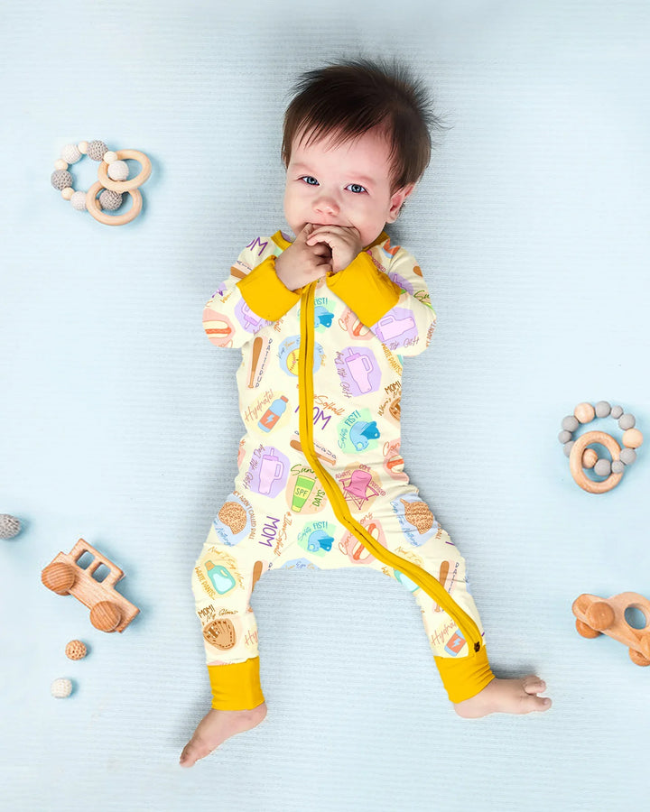 Gerippte Babykleidung mit individuellem Foto - Weich &amp; Skizzenhaft