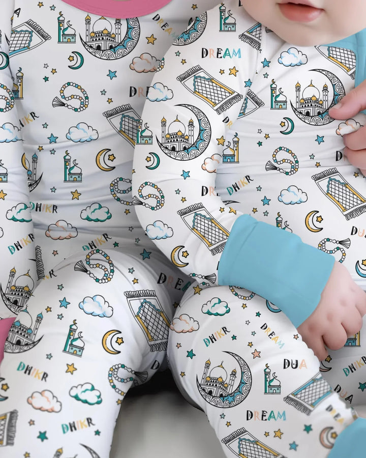 Dua, Dhikr, Dream Matching Family Bamboo Convertible Zippy
