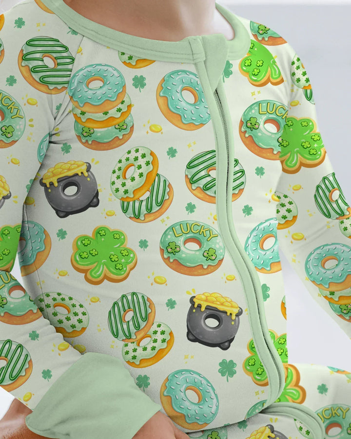 St. Patrick's Day Donut Bamboo Convertible Zippy
