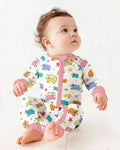 Gerippte Babykleidung mit individuellem Foto - Weich &amp; Skizzenhaft