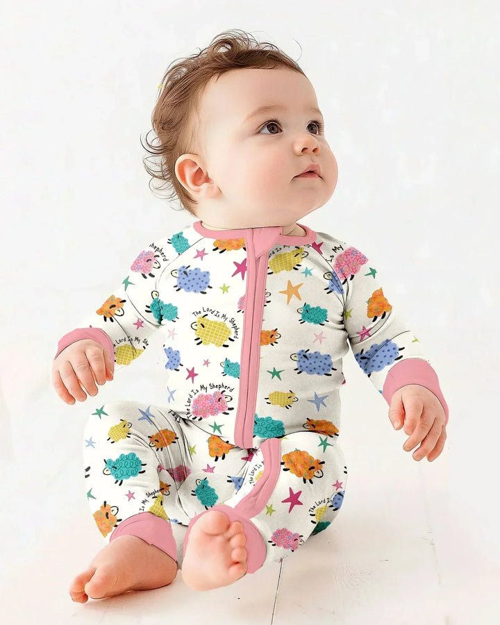 Gerippte Babykleidung mit individuellem Foto - Weich &amp; Skizzenhaft