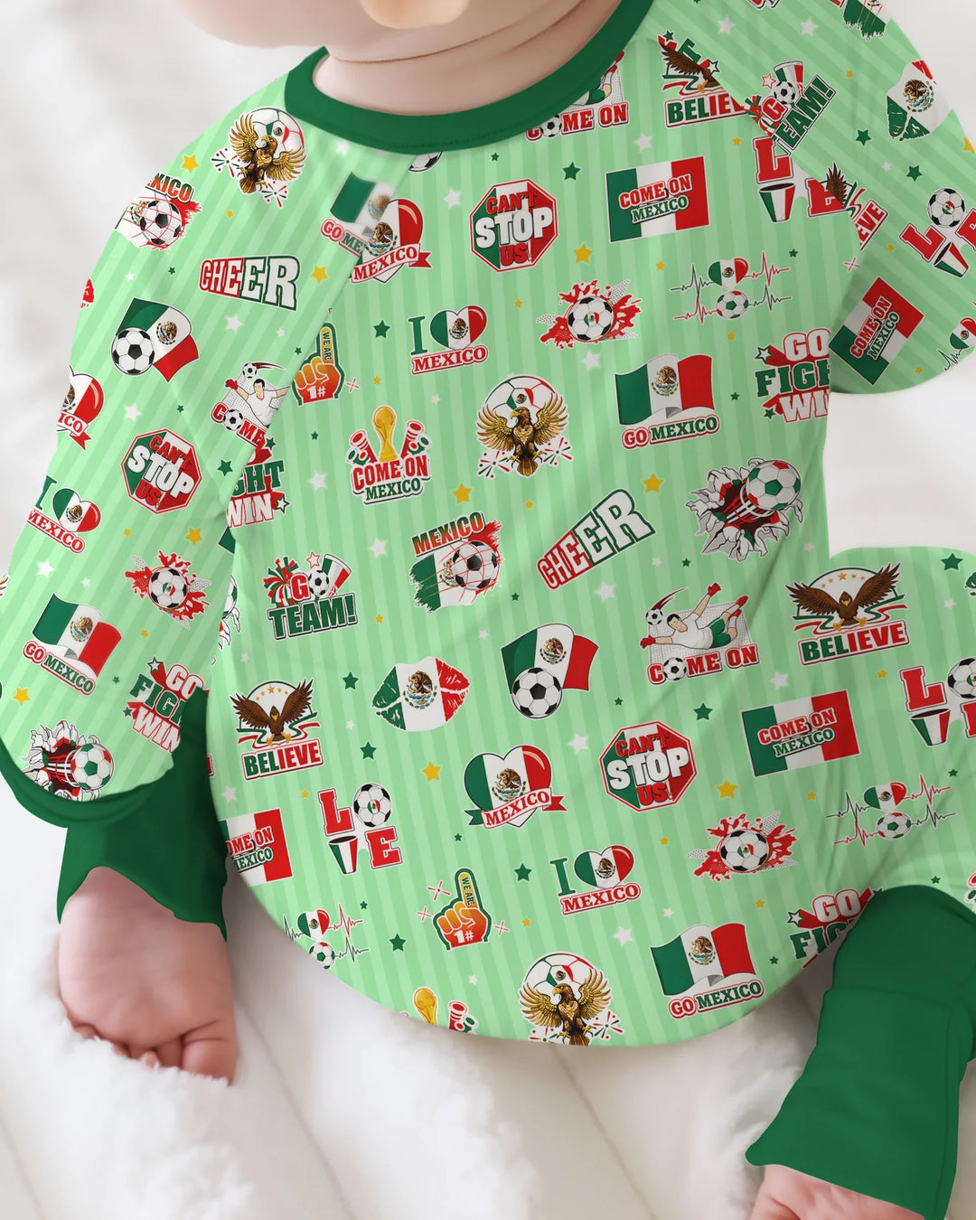 Gerippte Babykleidung mit individuellem Foto - Weich &amp; Skizzenhaft