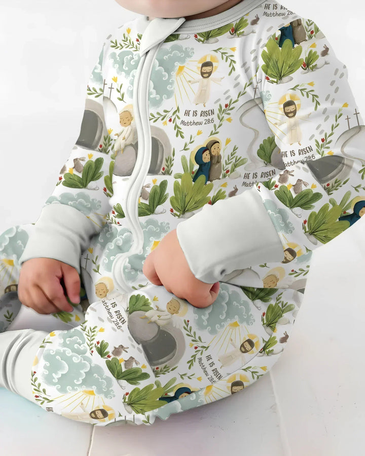 Gerippte Babykleidung mit individuellem Foto - Weich &amp; Skizzenhaft