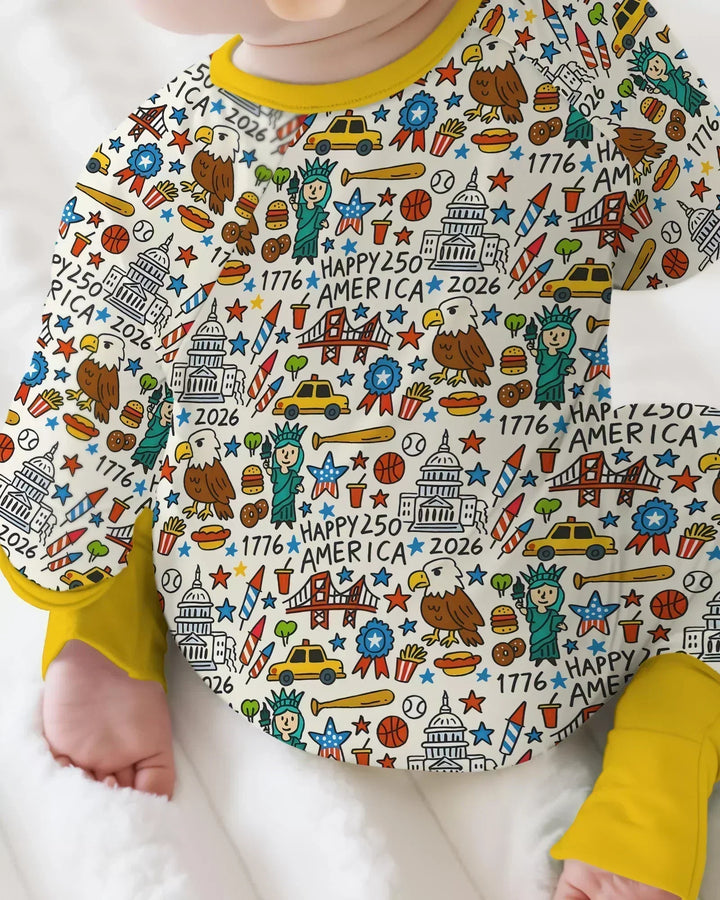 Gerippte Babykleidung mit individuellem Foto - Weich &amp; Skizzenhaft