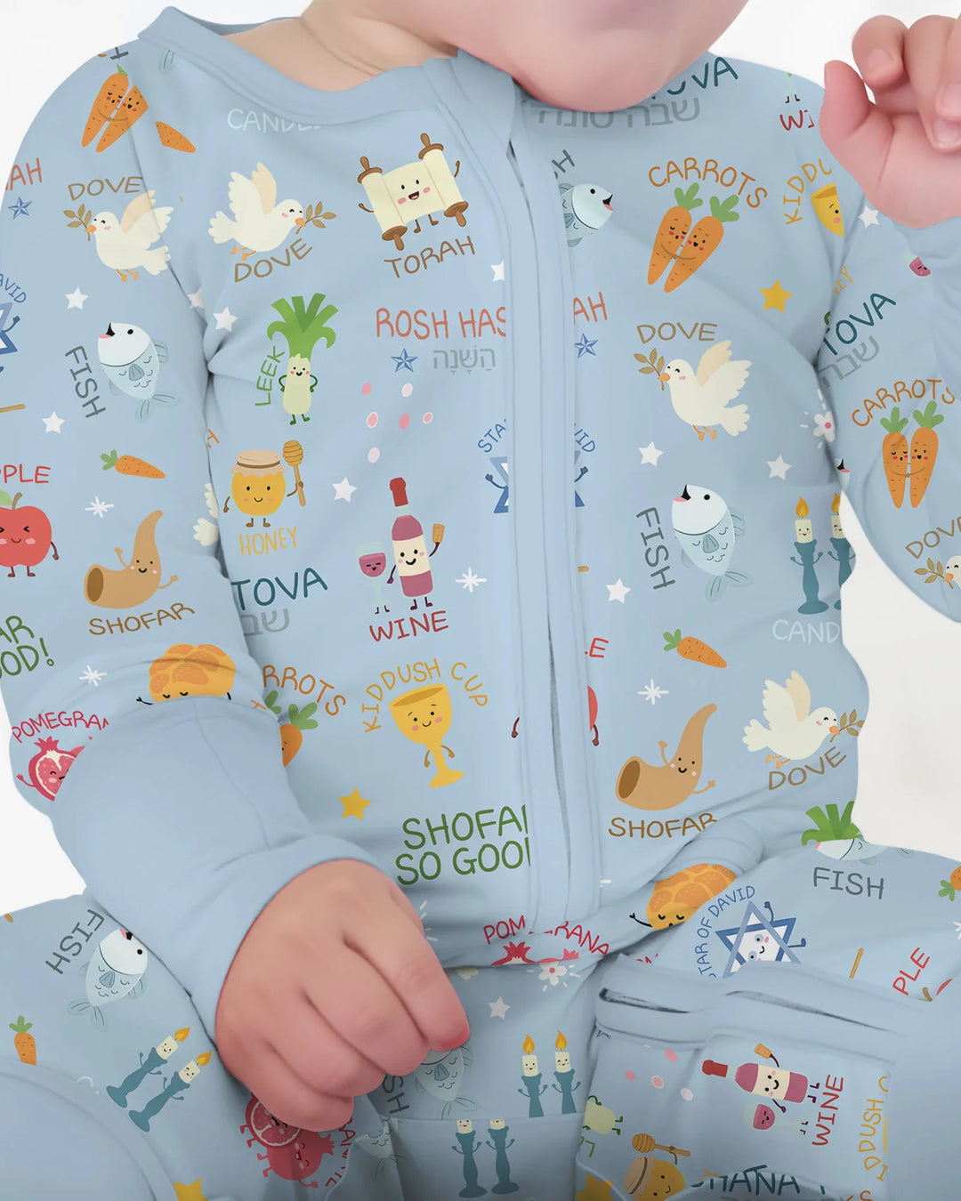Gerippte Babykleidung mit individuellem Foto - Weich &amp; Skizzenhaft