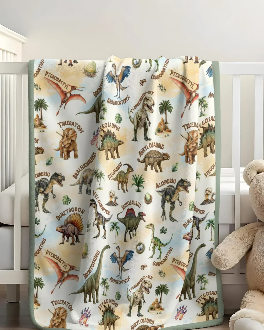 Dino Discovery Bamboo Blanket