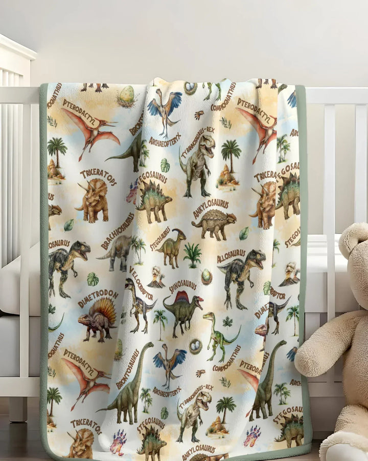 Dino Discovery Bamboo Blanket