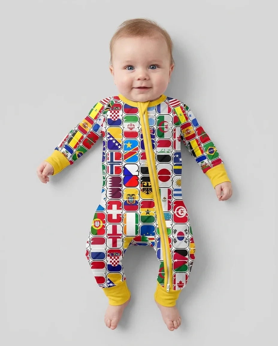 Gerippte Babykleidung mit individuellem Foto - Weich &amp; Skizzenhaft