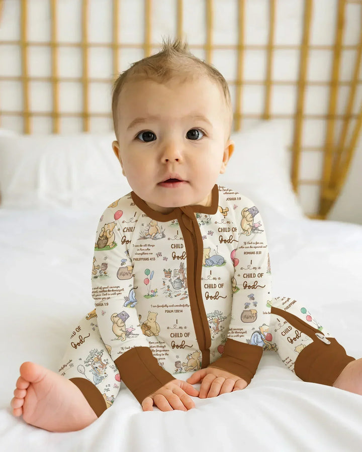 Gerippte Babykleidung mit individuellem Foto - Weich &amp; Skizzenhaft