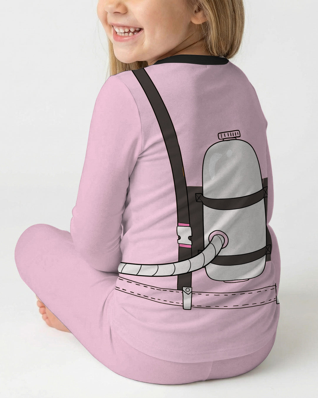 Future Astronaut Bamboo Two Piece Long Sleeve Pajama Set