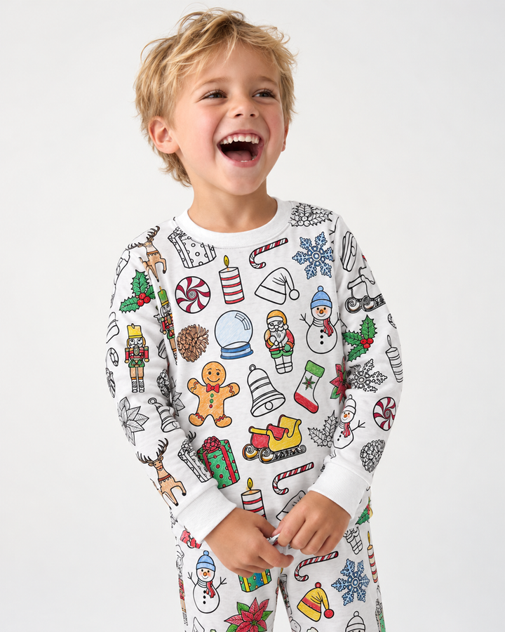 Colorable Nutcracker Magic Bamboo Two Piece Pajama Set