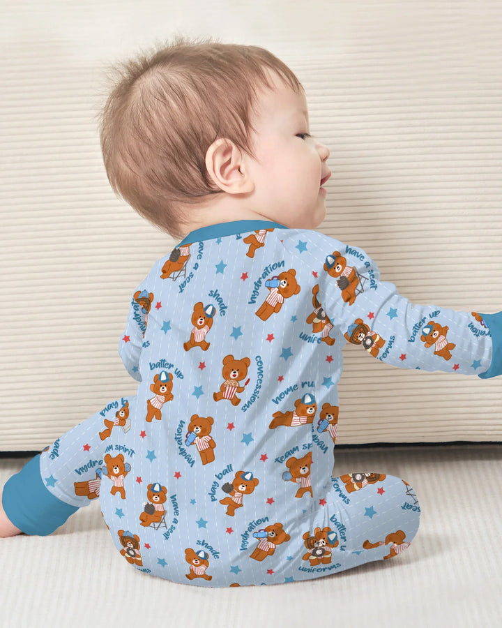 Born To Play Baseball Bamboo Convertible Zippy