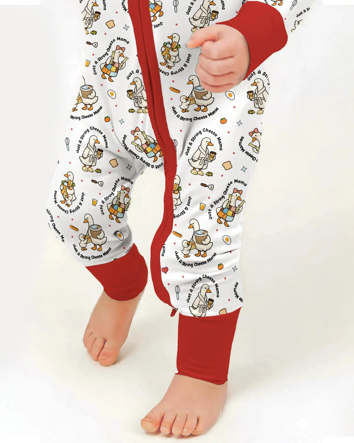 Just A String Cheese Mama Era Mommy & Me Bamboo Convertible Zippy