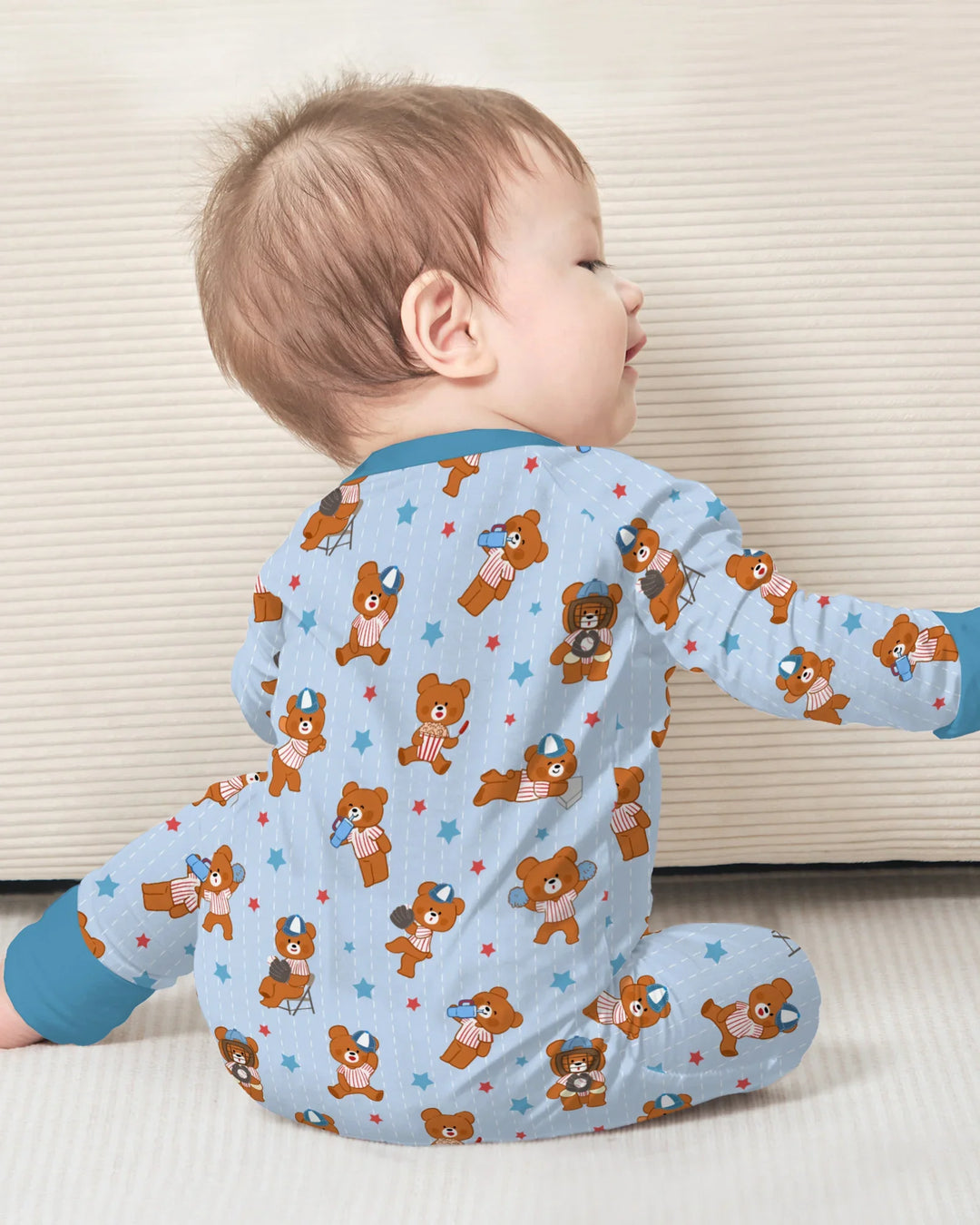Born To Play Baseball Bamboo Convertible Zippy
