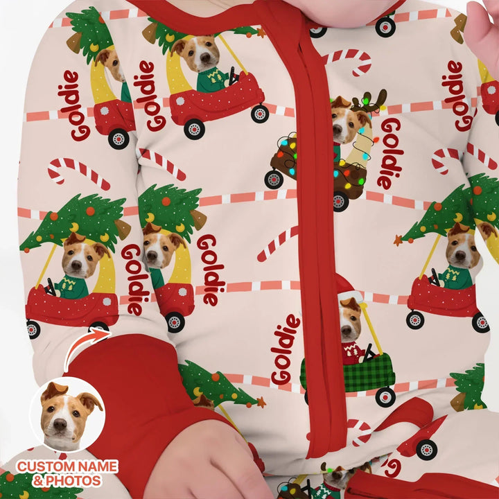 Custom Pet Photo Christmas Tikes Car Bamboo Convertible Zippy