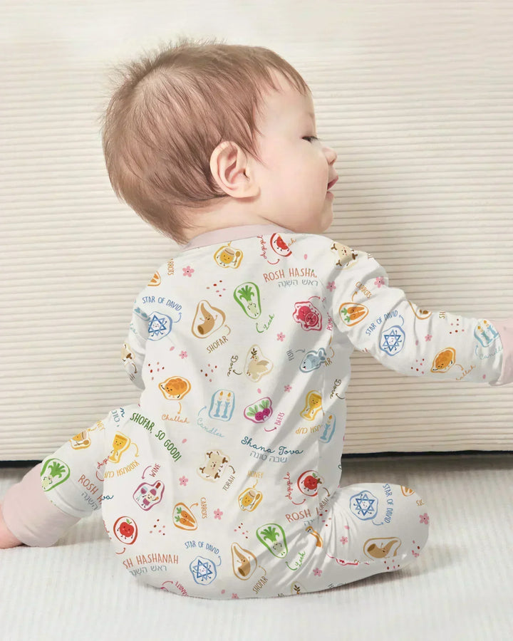 Gerippte Babykleidung mit individuellem Foto - Weich &amp; Skizzenhaft