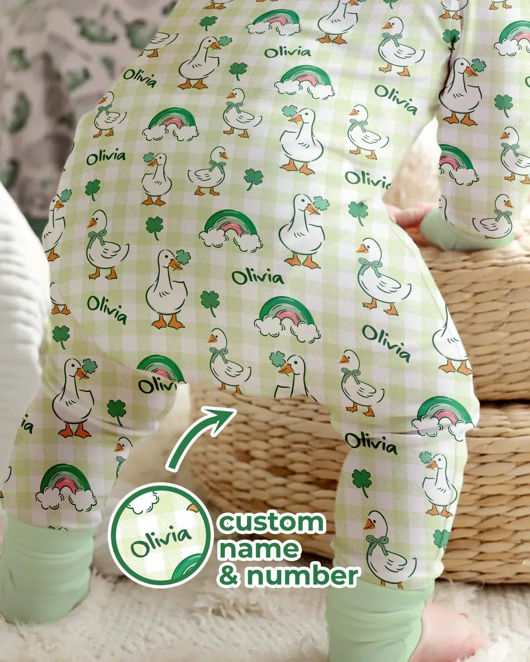 Gerippte Babykleidung mit individuellem Foto - Weich &amp; Skizzenhaft