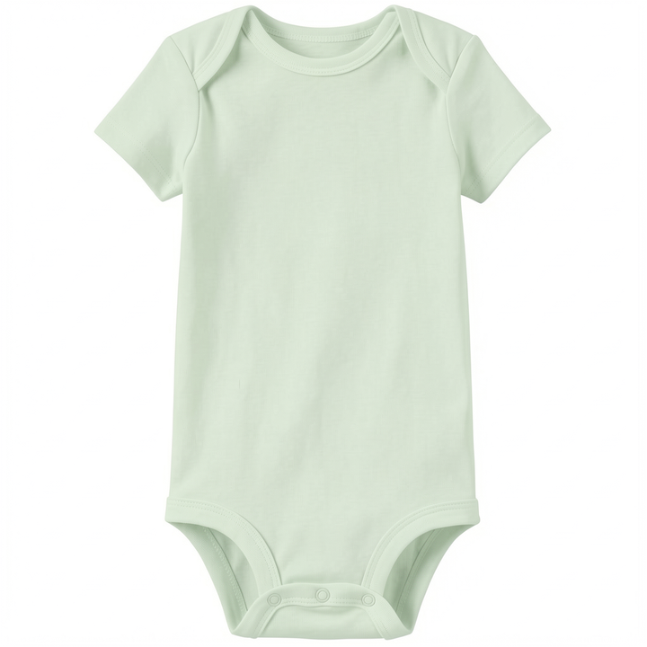 Gerippte Babykleidung mit individuellem Foto - Weich &amp; Skizzenhaft