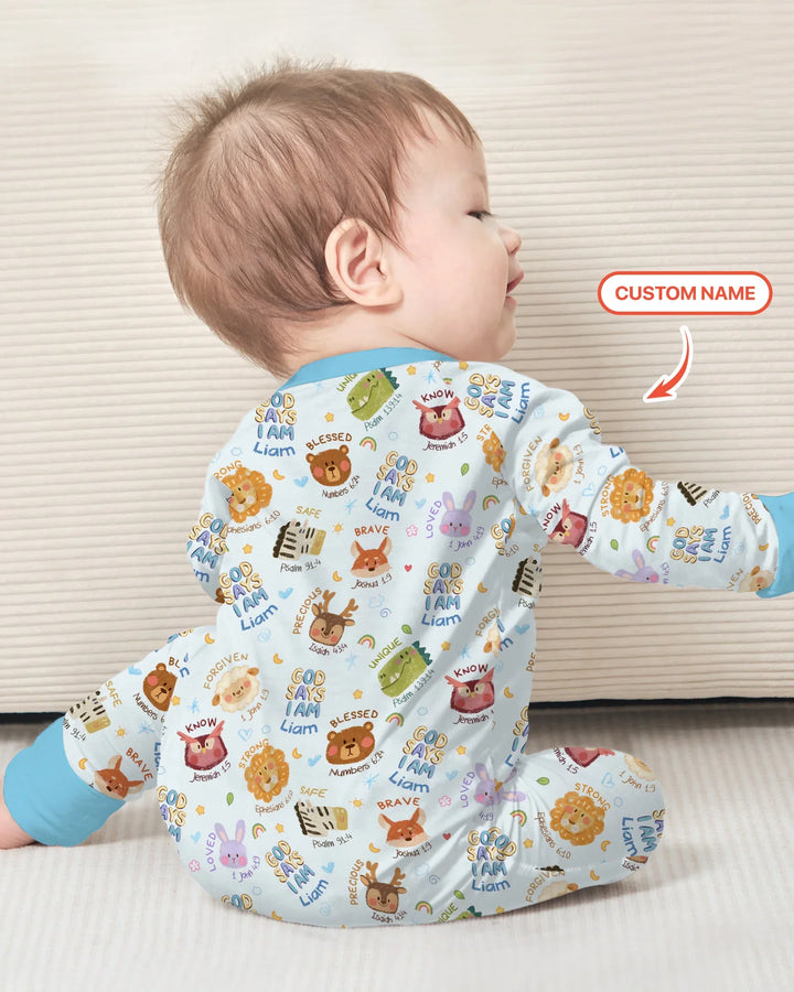 Gerippte Babykleidung mit individuellem Foto - Weich &amp; Skizzenhaft