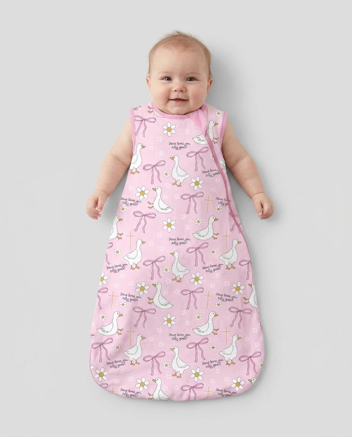 Jesus Loves You Silly Goose Bamboo Sleep Bag