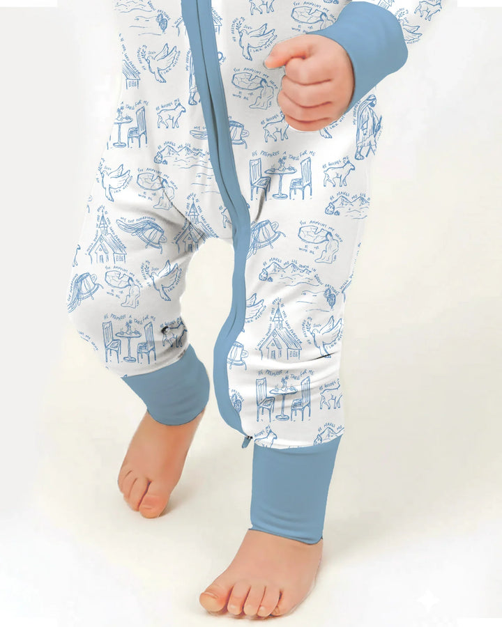 Gerippte Babykleidung mit individuellem Foto - Weich &amp; Skizzenhaft