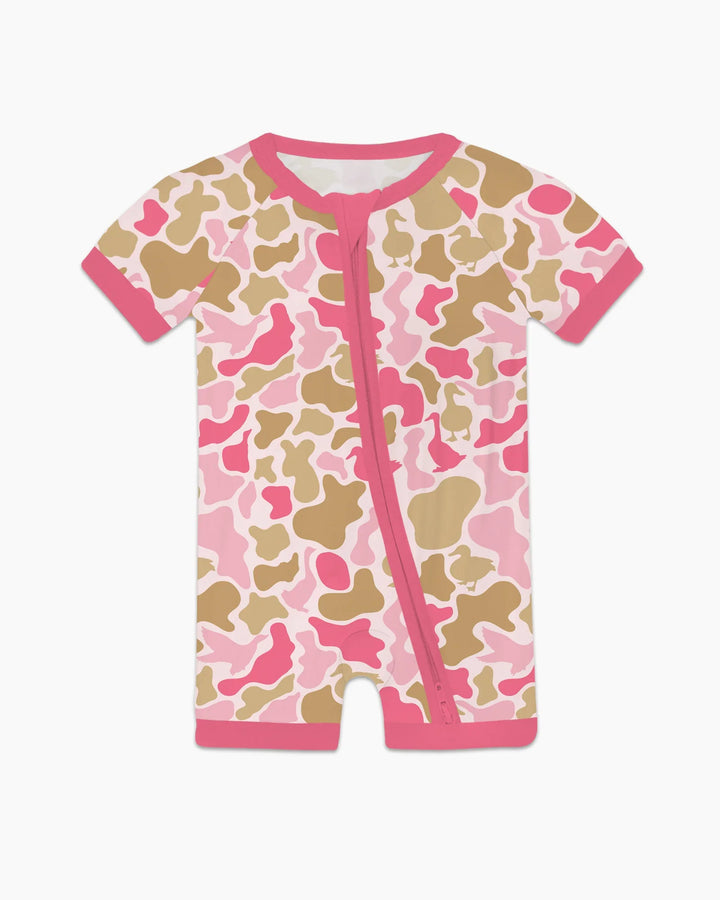 Mallard Duck Hunting Camouflage Bamboo Shorty Zippy