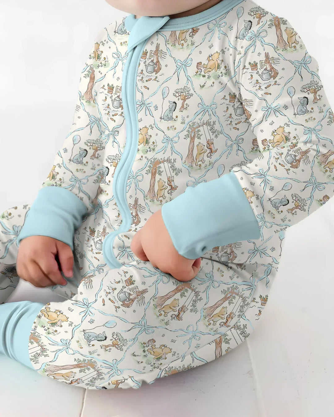 Gerippte Babykleidung mit individuellem Foto - Weich &amp; Skizzenhaft