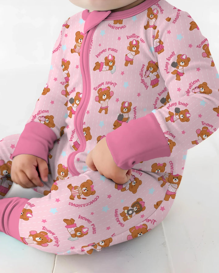 Born To Play Baseball Bamboo Convertible Zippy
