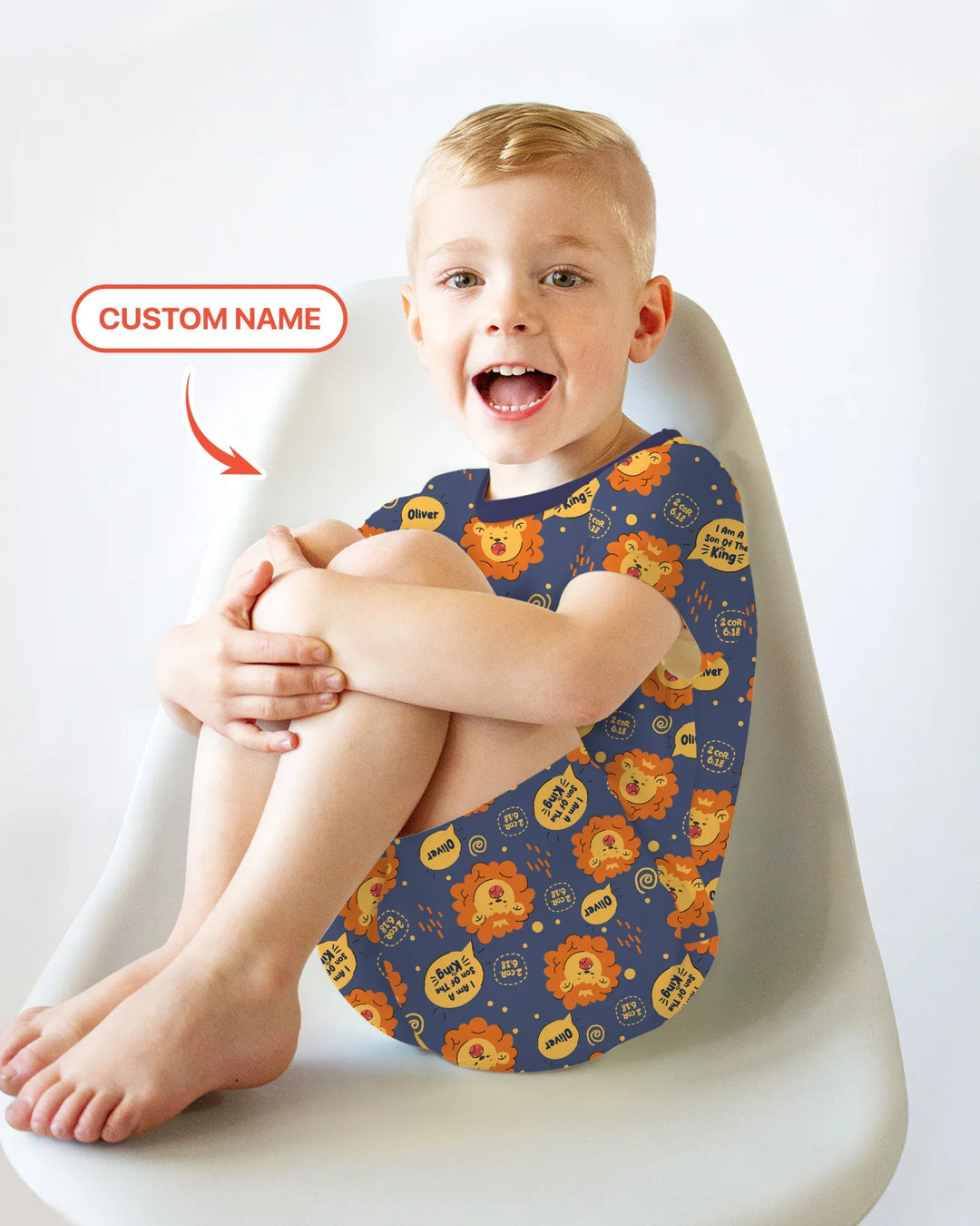 Zweiteiliges Pyjama-Set mit kurzen Ärmeln und Shorts im Sommer-Design
