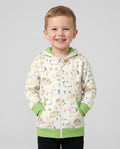 Guinea Pig Garden Bamboo Zip Hoodie