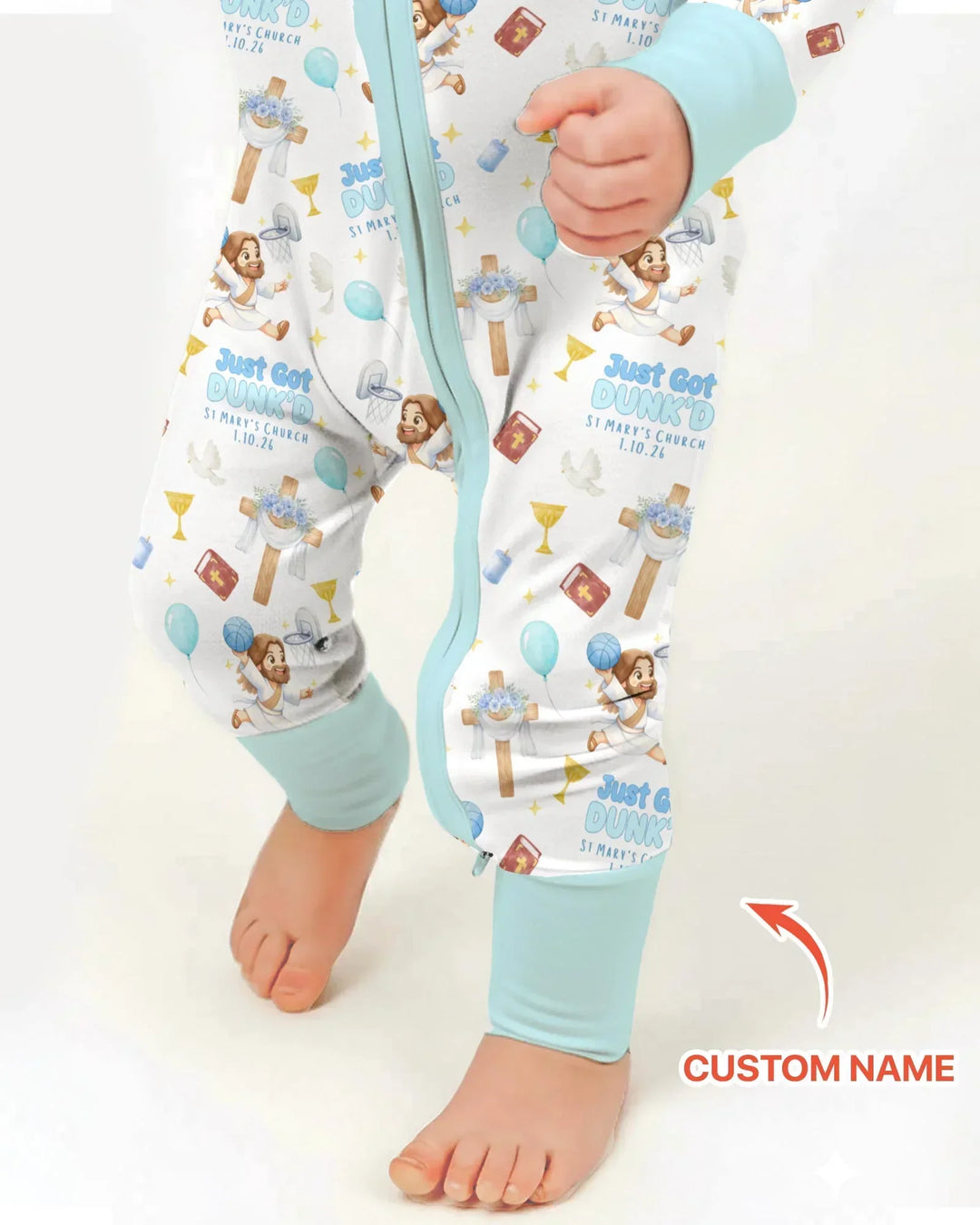 Gerippte Babykleidung mit individuellem Foto - Weich &amp; Skizzenhaft