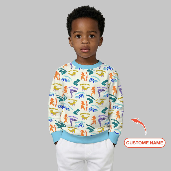 Personalisiertes Little Salamander Bambus Crewneck Sweatshirt