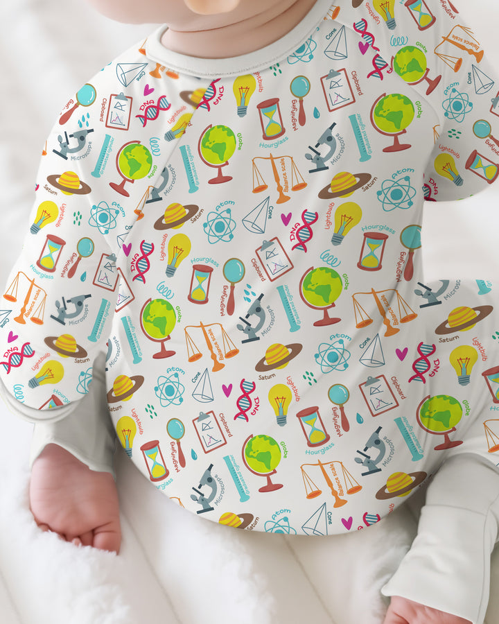 Gerippte Babykleidung mit individuellem Foto - Weich &amp; Skizzenhaft