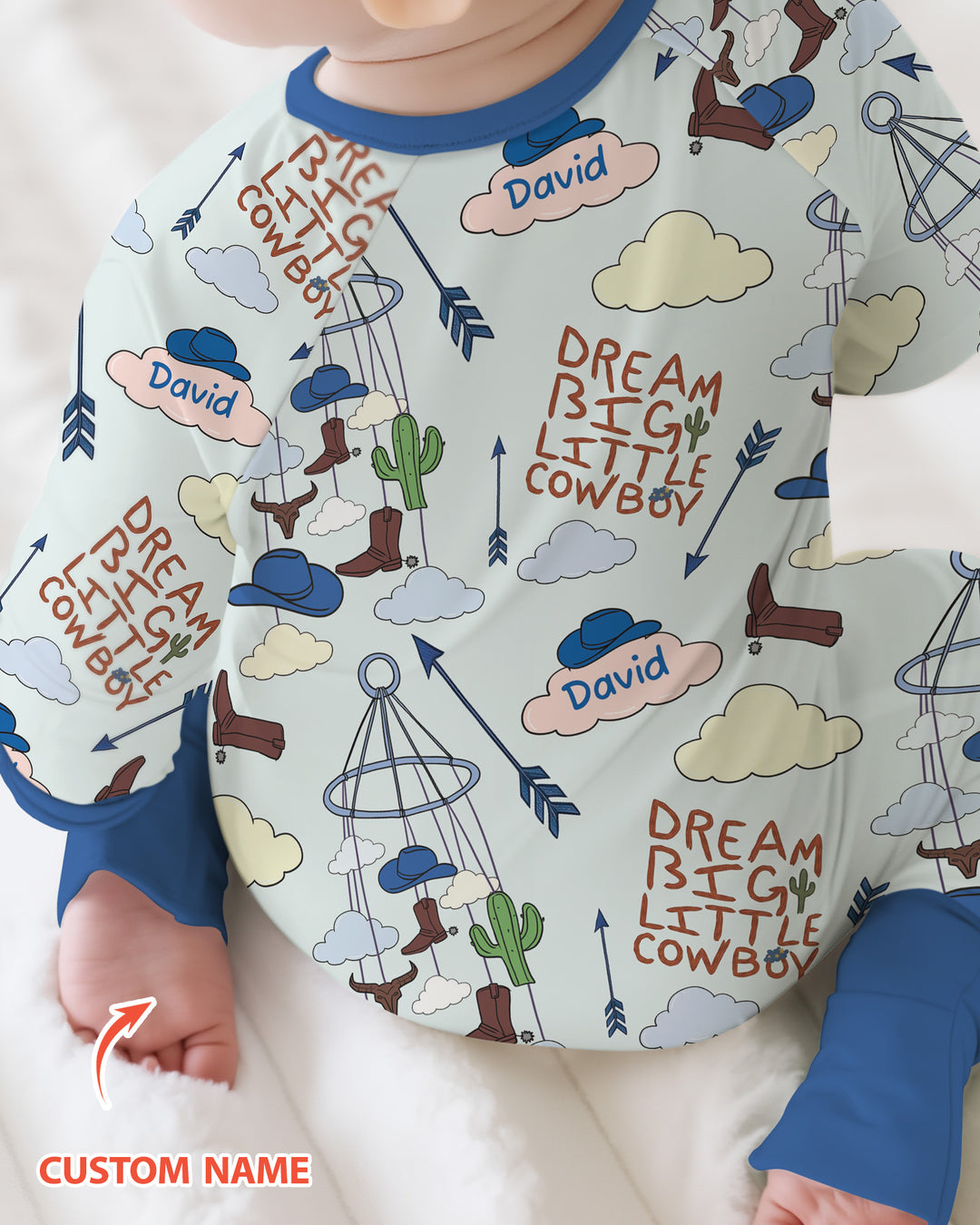 Gerippte Babykleidung mit individuellem Foto - Weich &amp; Skizzenhaft