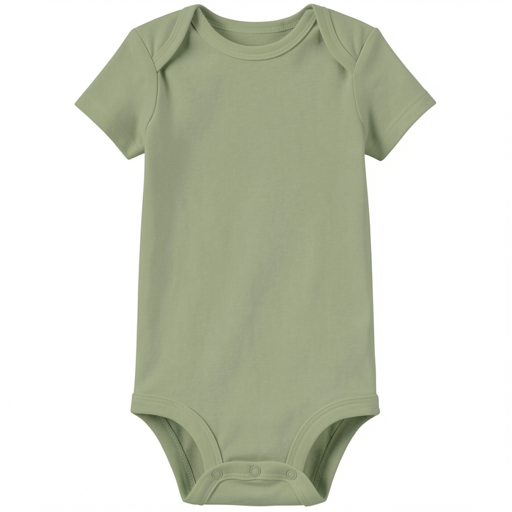 Gerippte Babykleidung mit individuellem Foto - Weich &amp; Skizzenhaft