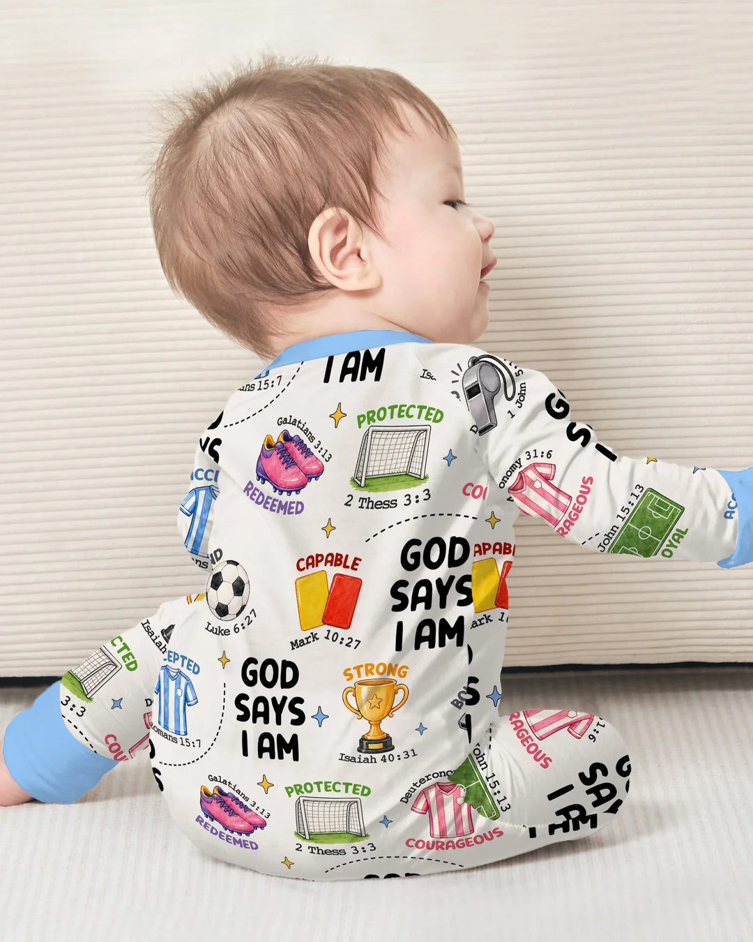 Gerippte Babykleidung mit individuellem Foto - Weich &amp; Skizzenhaft
