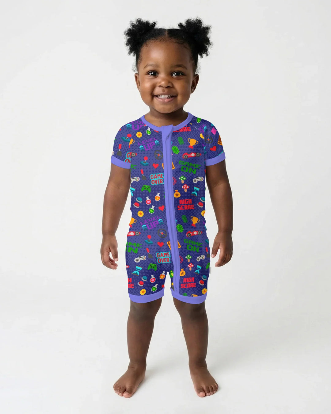Gamer Mode On Family Matching Bamboo Shorty Zippy