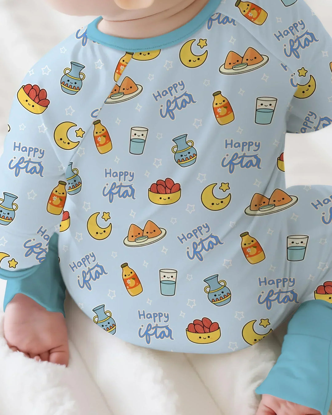Gerippte Babykleidung mit individuellem Foto - Weich &amp; Skizzenhaft