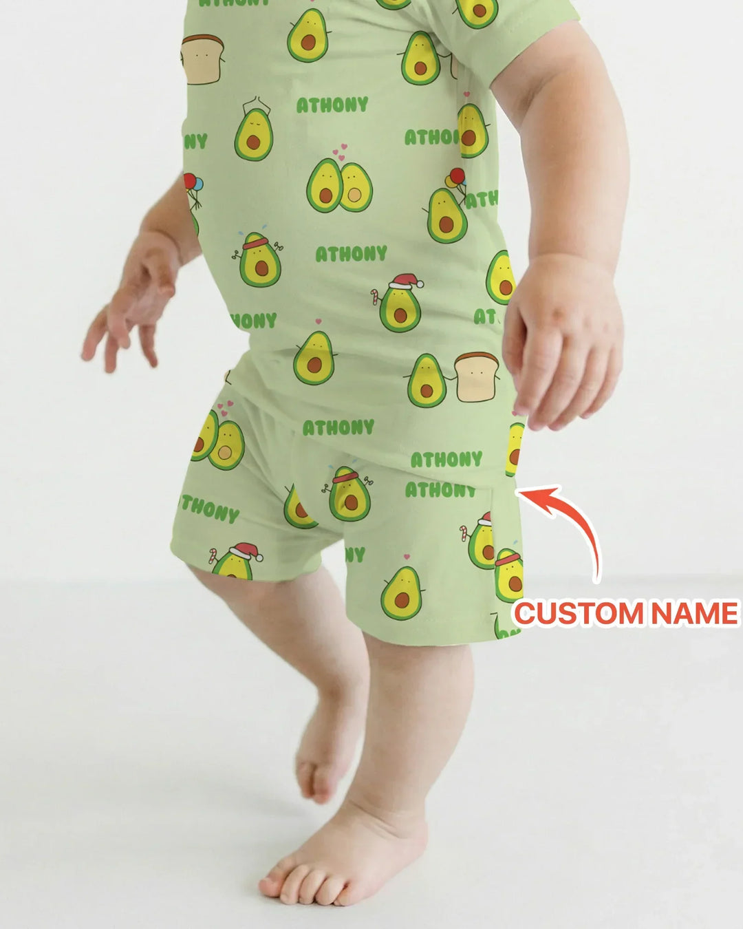 Zweiteiliges Pyjama-Set mit kurzen Ärmeln und Shorts im Sommer-Design