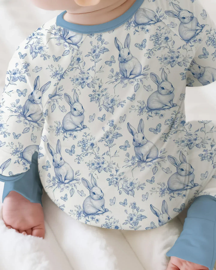 Gerippte Babykleidung mit individuellem Foto - Weich &amp; Skizzenhaft