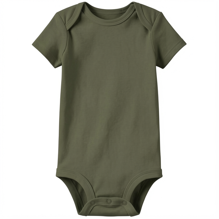 Gerippte Babykleidung mit individuellem Foto - Weich &amp; Skizzenhaft