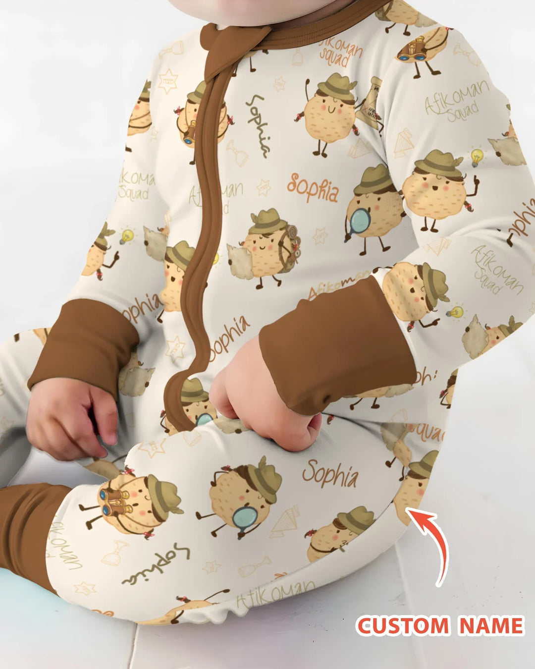 Gerippte Babykleidung mit individuellem Foto - Weich &amp; Skizzenhaft