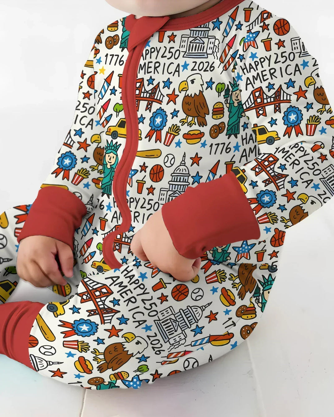 Gerippte Babykleidung mit individuellem Foto - Weich &amp; Skizzenhaft