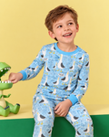 Funny Seagull MOM Two Piece Long Sleeve Pajama Set