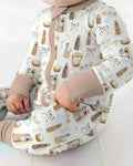 Gerippte Babykleidung mit individuellem Foto - Weich &amp; Skizzenhaft