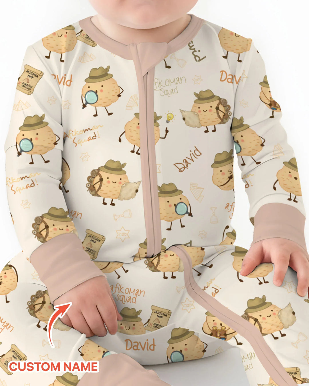 Gerippte Babykleidung mit individuellem Foto - Weich &amp; Skizzenhaft