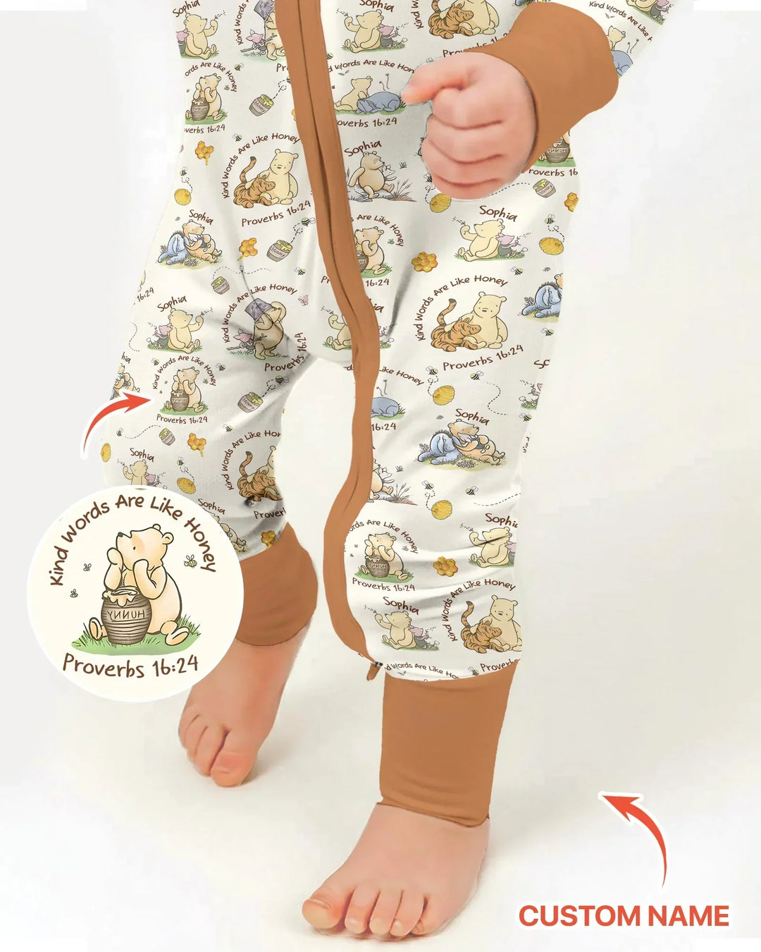 Gerippte Babykleidung mit individuellem Foto - Weich &amp; Skizzenhaft