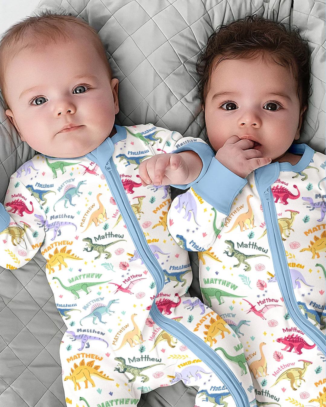 Gerippte Babykleidung mit individuellem Foto - Weich &amp; Skizzenhaft