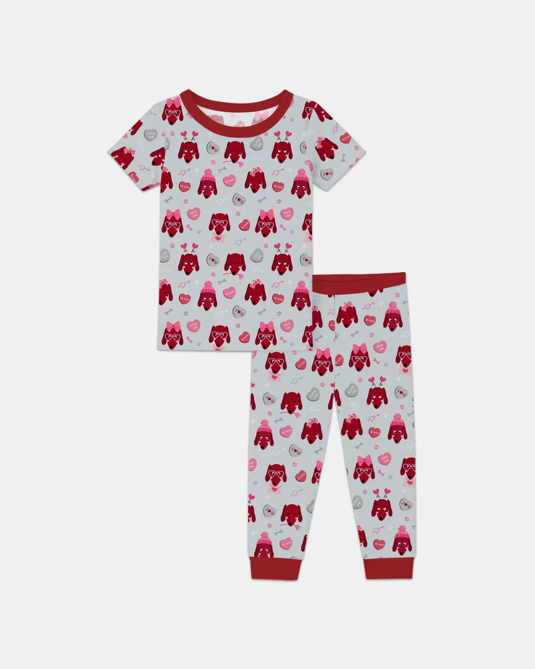 Zweiteiliges, kurzärmliges Pyjama-Set mit Marienkäfern
