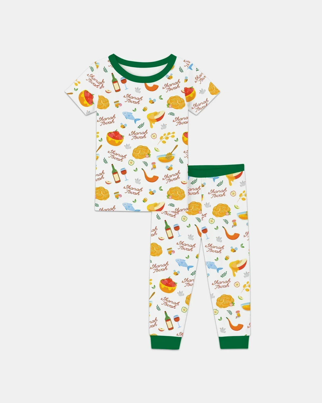 Zweiteiliges, kurzärmliges Pyjama-Set mit Marienkäfern